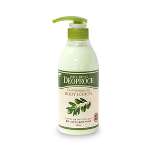 WELL-BEING DEOPROCE FRESH MOISTURIZING OLIVE BODY LOTION 500ml