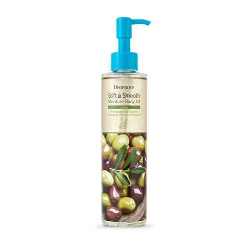 DEOPROCE SOFT & SMOOTH MOISTURE BODY OIL - OLIVE 200ml