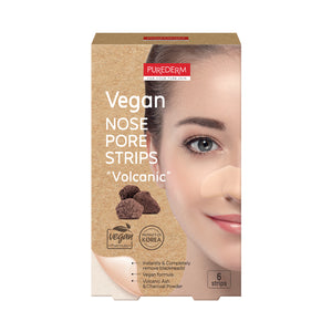 PUREDERM Vegan Nose Pore Strips "Volcanic" 6 sheets