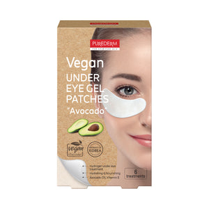 PUREDERM Vegan Under Eye Gel Patches ¡°Avocado¡± 6 sheets