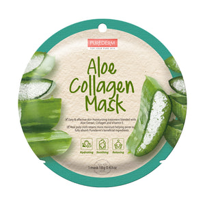 PUREDERM Aloe Collagen Circle Mask (12sheets)