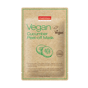 PUREDERM Vegan Cucumber Peel-Off Mask 10g
