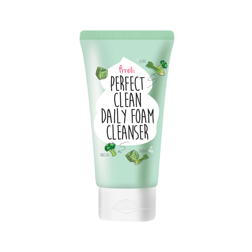 PRRETI Perfect Clean Daily Foam Cleanser 150g (Tube)