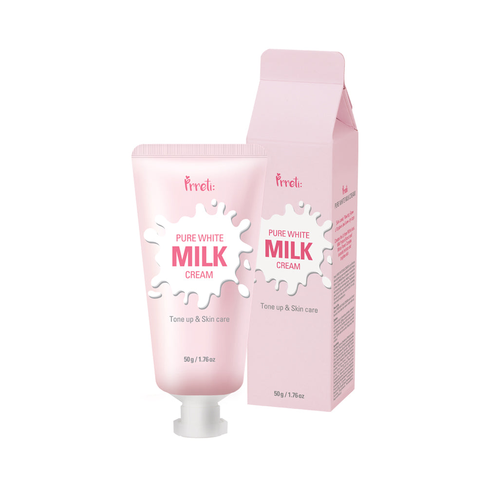 PRRETI Pure White Milk Cream 50g (Tube)