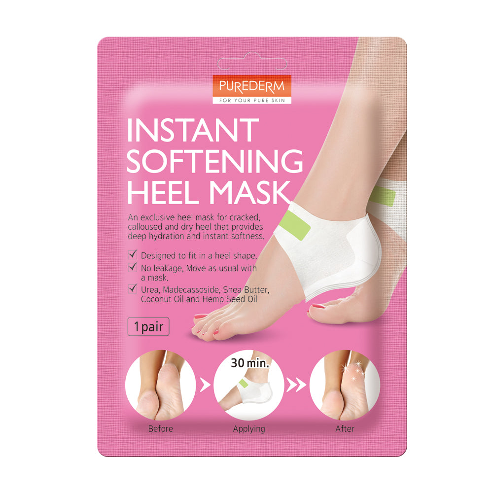 PUREDERM Instant Softening Heel Mask (1pair)