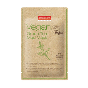 PUREDERM Vegan Green Tea Mud Mask 15g