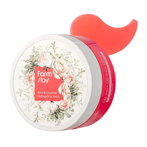 FARMSTAY ROSE & CERAMIDE HYDROGEL EYE PATCH