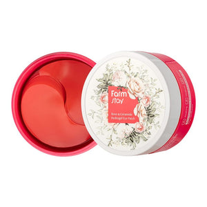 FARMSTAY ROSE & CERAMIDE HYDROGEL EYE PATCH