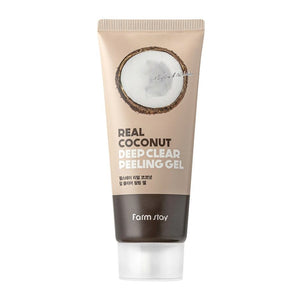 FARMSTAY REAL COCONUT DEEP CLEAR PEELING GEL