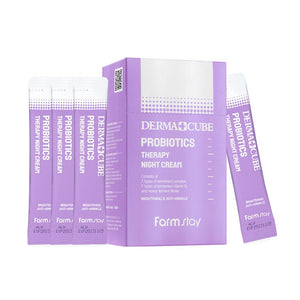 FARMSTAY DERMACUBE PROBIOTICS THERAPY NIGHT CREAM