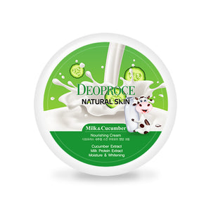 DEOPROCE NATURAL SKIN NOURISHING CREAM MILK CUCUMBER