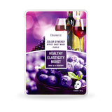 DEOPROCE COLOR SYNERGY EFFECT ЛИСТ МАСКА ПУРПУР 20g/10SHEET