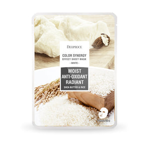 DEOPROCE COLOR SYNERGY EFFECT SHEET MASK WHITE  20g/10SHEET