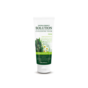DEOPROCE NATURAL PERFECT SOLUTION CLEANSING FOAM SOAP BERRY & CACTUS FLOWER 170g