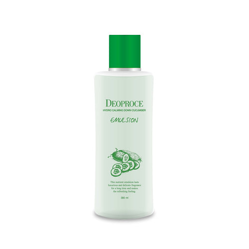 DEOPROCE HYDRO CALMING DOWN CUCUMBER EMULSION 380ML