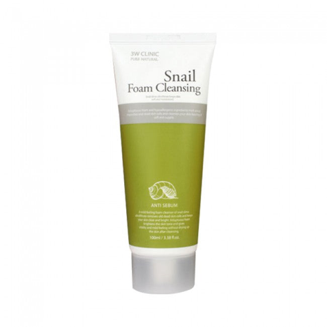 Mousse nettoyante d'escargot CLINIC 3W