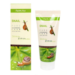 FARMSTAY SNAIL PURE CLEANSING FOAM