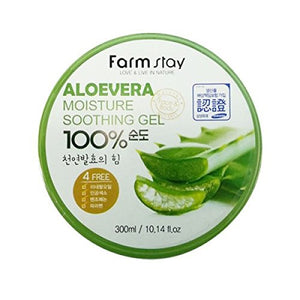 FARMSTAY MOISTURE SOOTHING GEL ALOEVERA