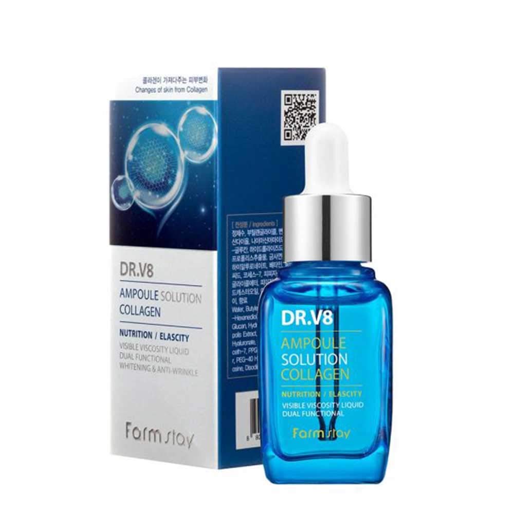 FARMSTAY DR-V8 AMPOULE SOLUTION COLLAGEN
