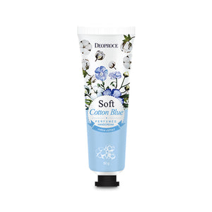 DEOPROCE SOFT COTTON BLUE PERFUMED HANDCREAM 50g