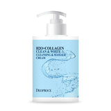 DEOPROCE H2O + COLLAGEN CLEAN & WHITE CLEANSING & MASSAGE CREAM