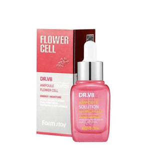 FARMSTAY DR-V8 AMPOULE SOLUTION FLOWER CELL
