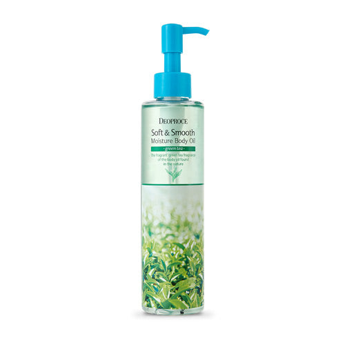 DEOPROCE SOFT & SMOOTH MOISTURE BODY OIL - GREENTEA 200ml