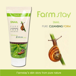 FARMSTAY SNAIL PURE CLEANSING FOAM