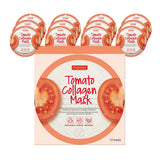 PUREDERM Masque Cercle Tomate Collagène (12 feuilles)