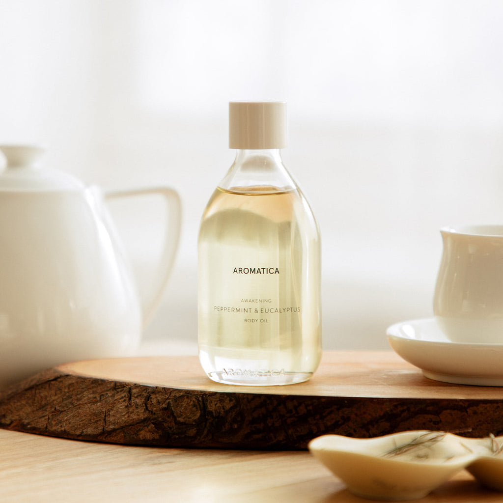 Huile pour le corps Éveil Menthe poivrée & Eucalyptus