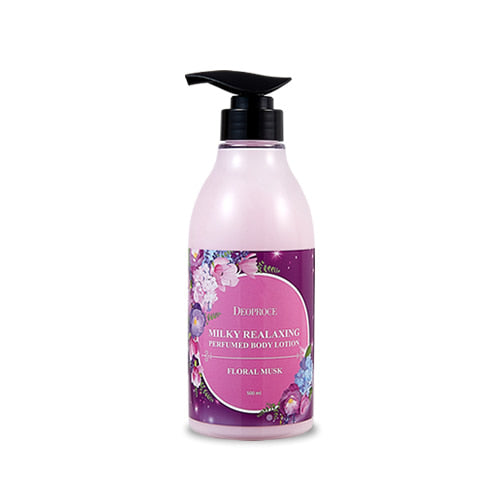 DEOPROCE MILKY RELAXING BODY LOTION FLORAL MUSK 500ml