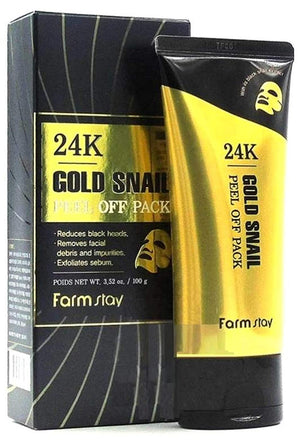FARMSTAY 24K GOLD SNAIL PEEL OFF PACK