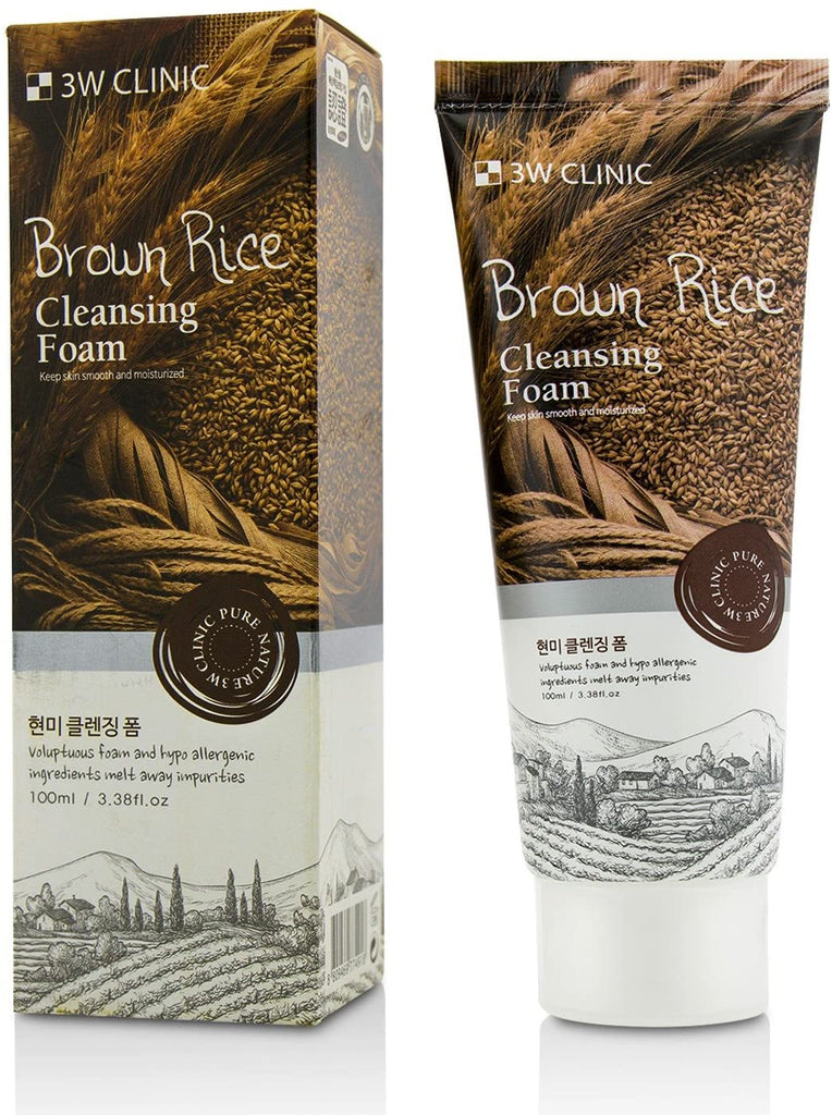 Mousse nettoyante au riz brun CLINIC 3W