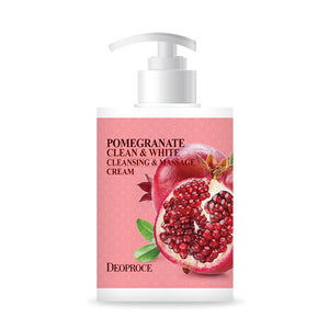 DEOPROCE POMERGRANATE CLEAN & WHITE CLEANSING & MASSAGE CREAM
