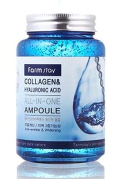 AMPOULE TOUT-EN-UN COLLAGÈNE ET ACIDE HYALURONIQUE FARMSTAY