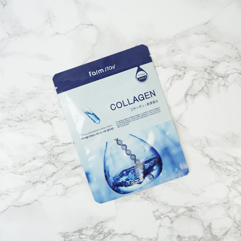 FARMSTAY VISIBLE DIFFERENCE MASK SHEET COLLAGEN