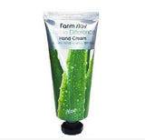 CRÈME POUR LES MAINS DIFFÉRENCE VISIBLE FARMSTAY ALOE