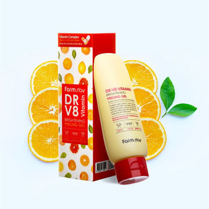 FARMSTAY DR-V8 VITAMIN BRIGHTENING PEELING GEL