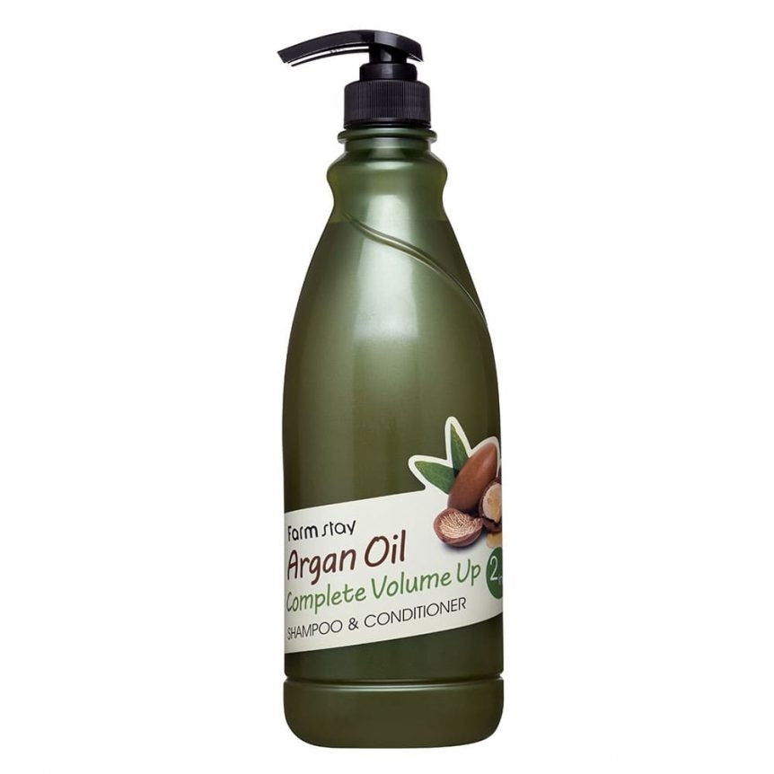 FARMSTAY ARGAN OIL COMPLETE VOLUME UP SHAMPOO & CONDITIONER