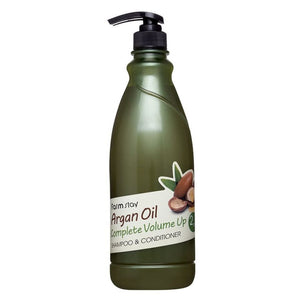 FARMSTAY ARGAN OIL COMPLETE VOLUME UP SHAMPOO & CONDITIONER