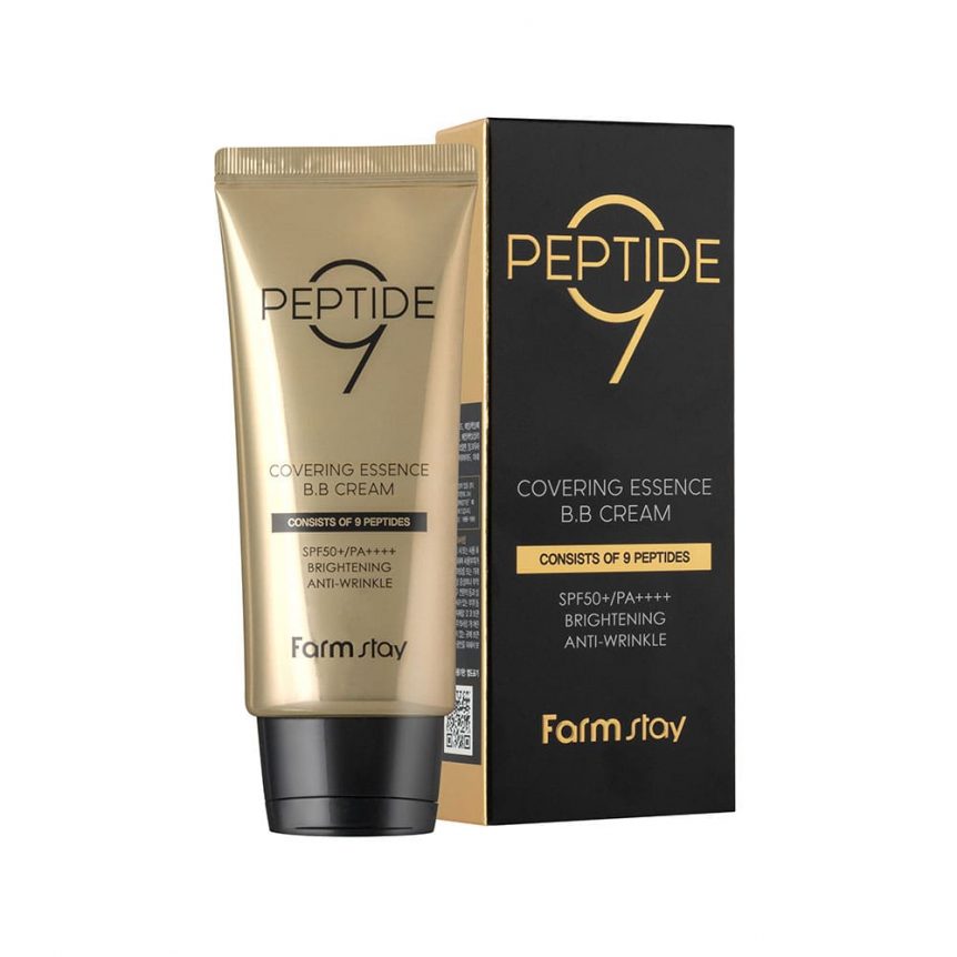 FARMSTAY PEPTIDE9 COVERING ESSENCE B.B CREAM
