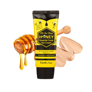 FARMSTAY ALL IN ONE HONEY ESSENTIAL COVER BB CREAM