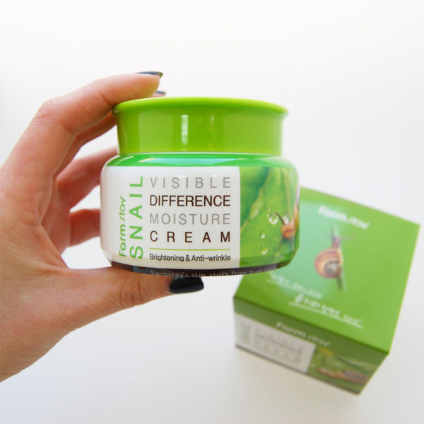 FARMSTAY VISIBLE DIFFERENCE MOISTURE CREAM (SNAIL)