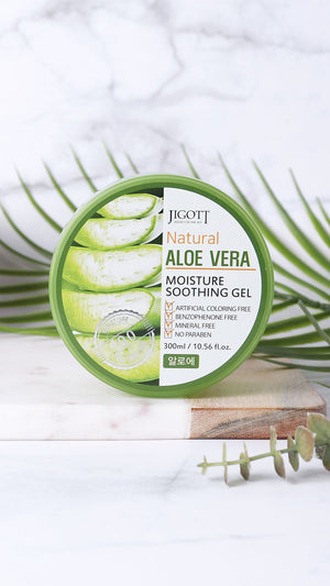 JIGOTT NATURAL ALOE VERA MOISTURE SOOTHING GEL