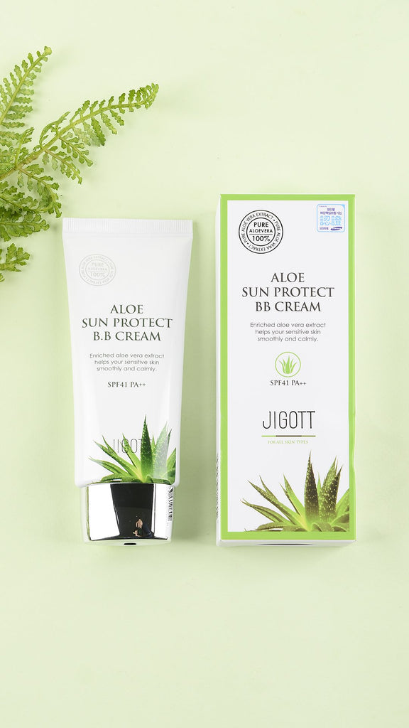 JIGOTT ALOE SUN PROTECT BB CREAM SPF41 PA++