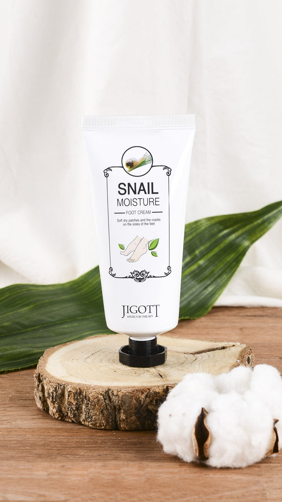 JIGOTT SNAIL MOISTURE FOOT CREAM
