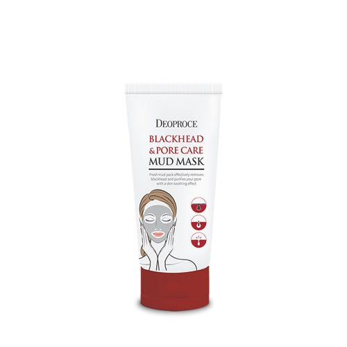 DEOPROCE BLACKHEAD & PORE CARE MUD MASK 60g