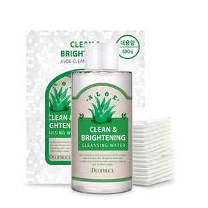 DEOPROCE CLEAN & BRIGHTENING ALOE CLEANSING WATER 500g