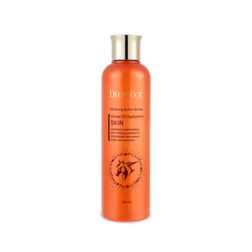DEOPROCE WHITENING & ANTI-WRINKLE HORSE OIL HYALURONE SKIN 260ml