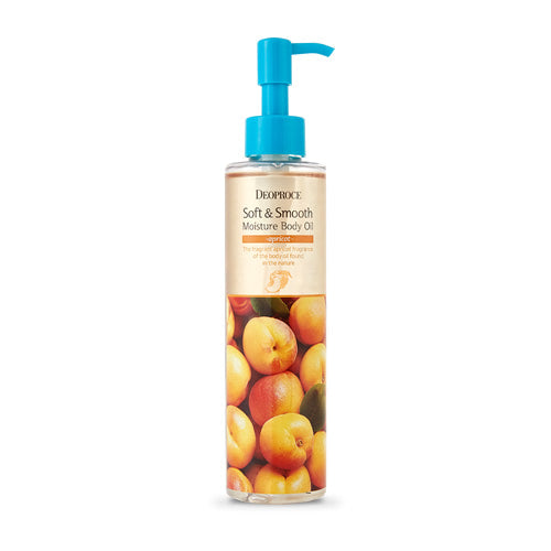 DEOPROCE SOFT & SMOOTH MOISTURE BODY OIL - APRICOT 200ml